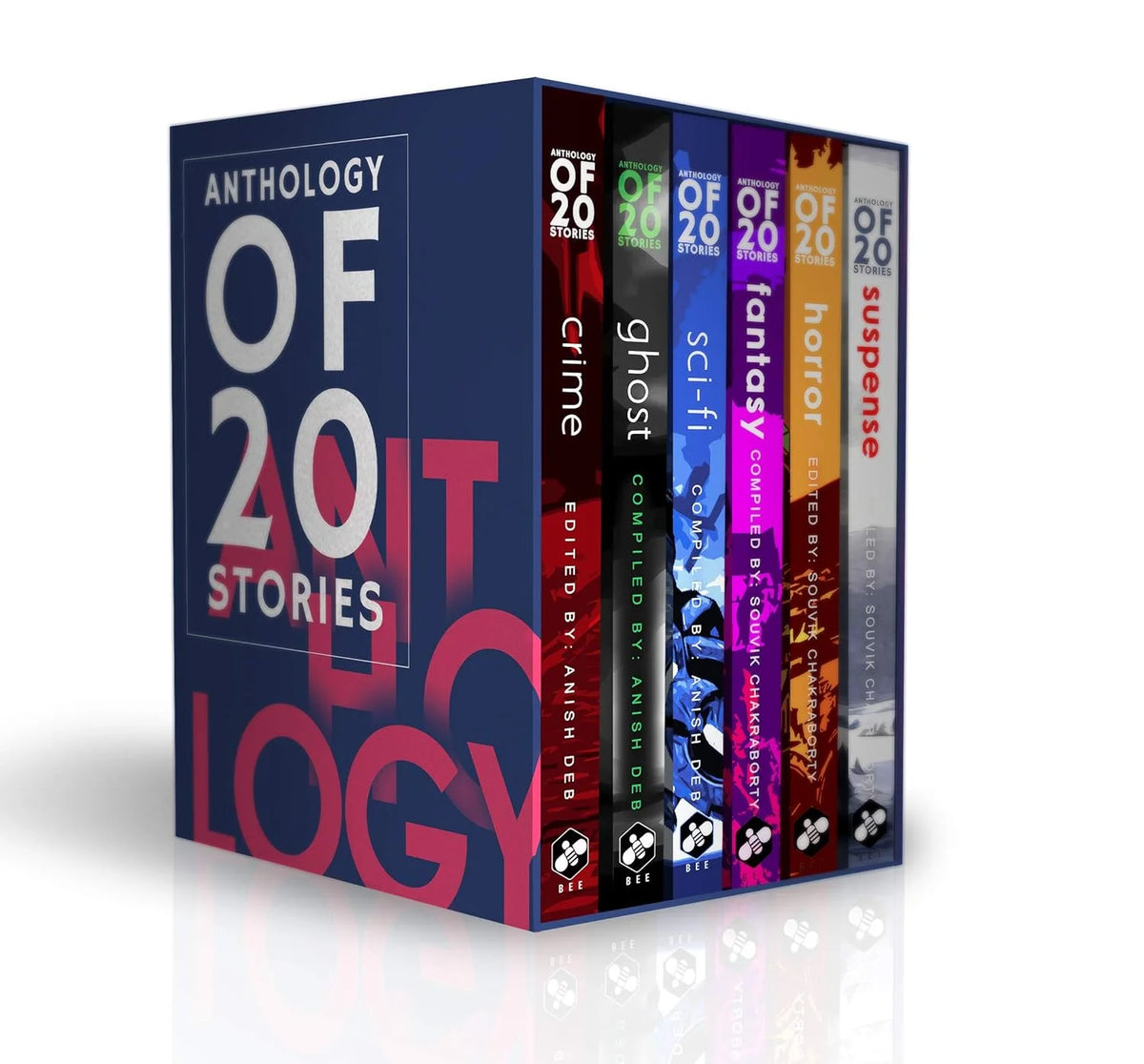 Anthology Box Set Series: Crime, Fantasy, Horror, Suspense, Sci-fi, Ghost, 20 Stories BEE Books [Paperback] Anish Deb and Shouvik Chakraborty [Paperback] Anish Deb and Shouvik Chakraborty